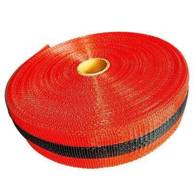 China PE Areas Industrial And Construction Safety Warning Woven Tape for sale