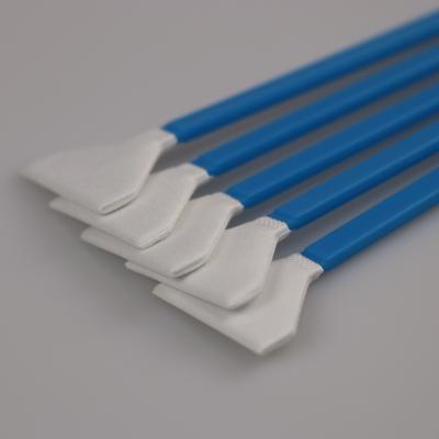 China Dry and Pre-wet Swab Person Packing 24mm Full View Camera Cleaning Swabs Main V Microfiber Sensor Swab for sale