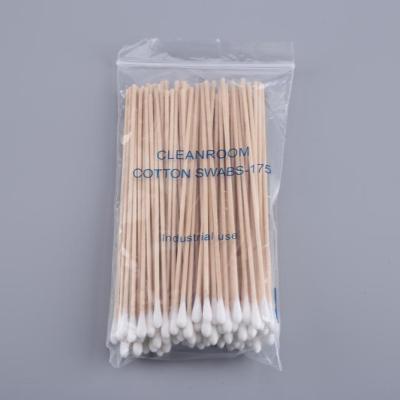 China CA-006 Household+office+travel wooden stick cotton swab for ear cleaning for sale