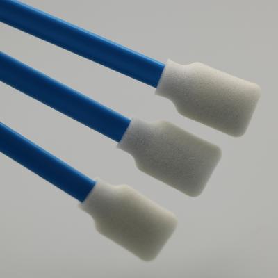 China Household+Medical+Industry Open-cell Sponge Printer Cleaning Swab PP Stick Rectangle Cleanroom Foam Swab for sale