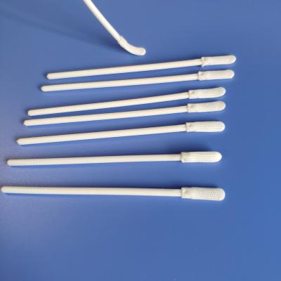 China Disposable Consumables Sterilized Groove Polyester Unsterilized Dustproof Industrial Cleaning Optical Swab for sale