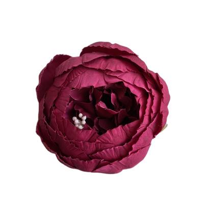 China Wedding decoration; home decoration; party decoration QSLH-B058 factory wholesale decorative artificial peony flower peony head large for home for sale