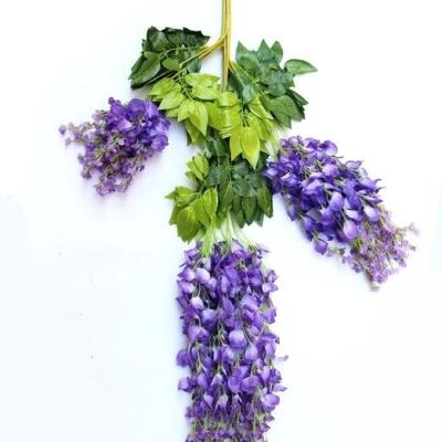 China Wedding M0215 - Artificial Flower Hanging Silk Flower Wisteria For Home Wedding Decoration for sale