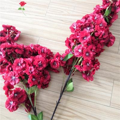 China Wholesale High Quality Realistic Cherry Blossom Tree Branches Artificial For Wedding Decoration for sale