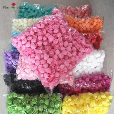 China Home decoration; office decoration; Wedding Decoration QSLH-B164 Factory Wholesale Artificial Foam Rose Flower Head Teddy Bear Flower Ball Material for sale