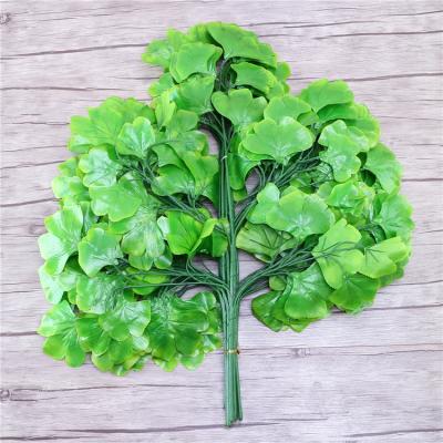 China High Quality Home Artificial Ginkgo Plant Leaf for sale