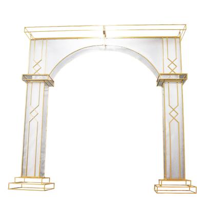 China plaza flower arch wedding props backdrop to wedding decor for sale