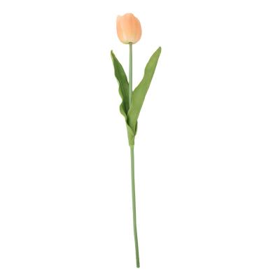 China 51cm Flower Plaza 51cm Colorful PU Tulip Flowers Artificial For Wedding Wedding Decor for sale