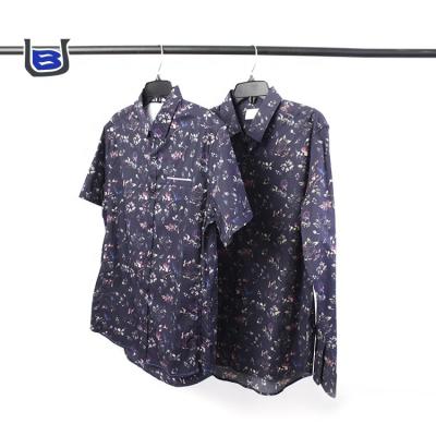 China Custom Mens Hawaiian Shirts Cotton Spandex Cotton Spandex Floral Print Long Or Short Sleeve Fit Breathable Button Down Bottoms Custom Made for sale