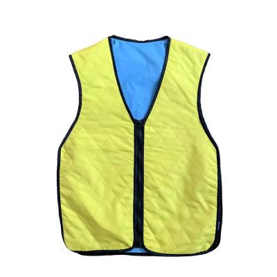 China Outdoor Construction Gel Ice Vest Safety Workwear New Technique Cooling Hot Selling Super Light Weight for sale