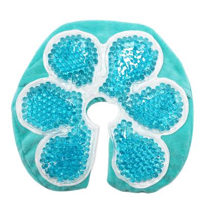 China Nursing and Nursing Cold-Hot Compress Pain Relief Flower Shaped Breast Gel Pad, Mom Breast Hot Cold Gel Beads Packs Nursing Nursing Ice Pack for sale