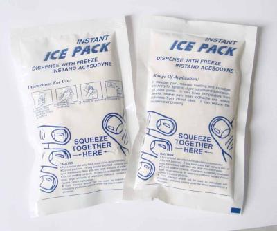 China PE& PA Ice Pack Instant Instant Cold Packed Medical Ice Pack Used for Injury and Pain Relief for sale