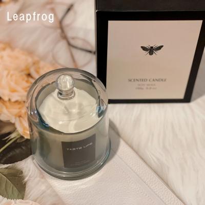 China Birthdays Surpass Enduring Home Indoor Bedroom Fragrance Niche Nordic Romantic Scent Scented Candles With Gift Box for sale