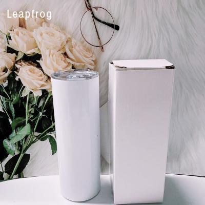 China Leapfrog USA Warehouse 20oz Double Walled Stainless Steel 20oz 30oz Sublimation Upright Blank Sublimation Tumbler for sale