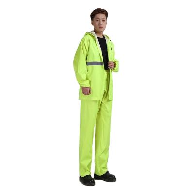 China Bachelor's Rainwear Customized Personal Gear Raincoat Premium Durable Raincoat Rain Pants Set for sale