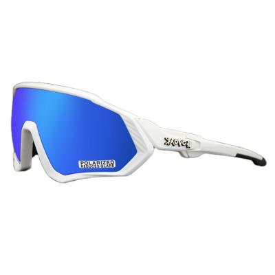 China Kapvoe Polarized Polarized Colorful Recycling Glass Men Women Road Bike Sunglasses Riding Eyewear Ciclismo MTB Goggle Frames for sale