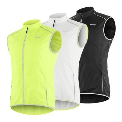 China Breathable Men Cycling Vest Custom Made OEM Sleeveless Windproof Clothing Vest Sportswear Road MTB Bike Reflective Cycling Vest Pro for sale