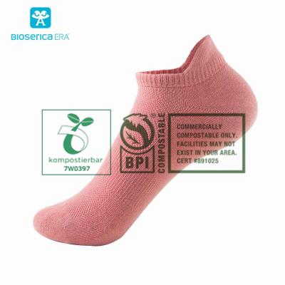 China Eco-Friendly Antibacterial Biodegradable Ladies Boat Socks Invisible High Quality Cotton Socks OEM ODM Sell LOGO Custom Supported Wholesale for sale