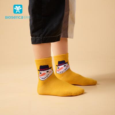 China Custom Cute Unisex Sporty Cartoon Kids Animal Logo Kids Socks Socks Boy Girl Cotton Socks Anti-microbial Anti-odor for sale