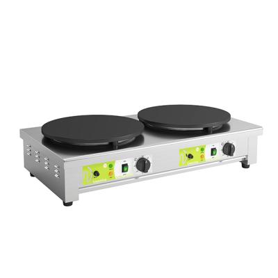 China Non-sticky Pan Roti Pan Pancake Cooking Automatic Commercial Snack Snack Making Machine Electric Food Supply Trolley Use for sale