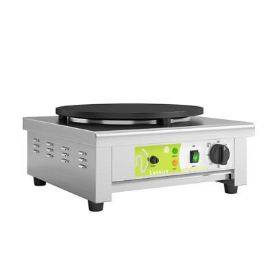 China Square With Round Cooking Machine Plate Single Head 3000w Electric Type Pancake Making Machine For Industrial Use for sale