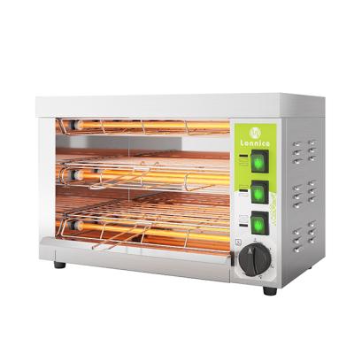 China Commercial Toaster Grill Salamander Pizza Oven Quartz Infrared Commercial Toaster for sale