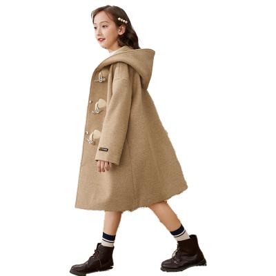 China Anti-wrinkle factory wholesale cashmere coat wool coat loose suit collar tweed coat for sale