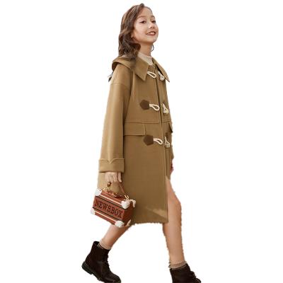 China 2021 Autumn New Anti-wrinkle Anorak Street Style Pocket Jacket Khaki Long Slim Wild Coat for sale