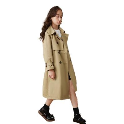 China wholesale Anti-wrinkle girls spring and autumn anorak British style crossover anorak along for sale