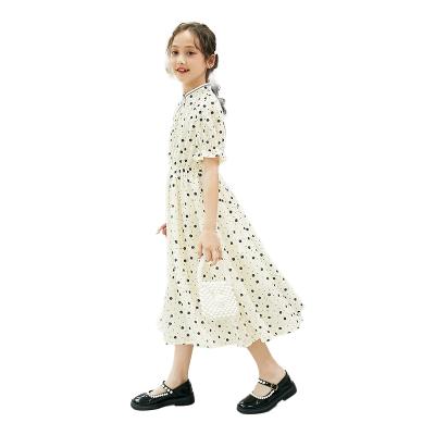 China New Factory Wholesale Summer Style Floral Dress Short Sleeve Casual Loose Dress for sale