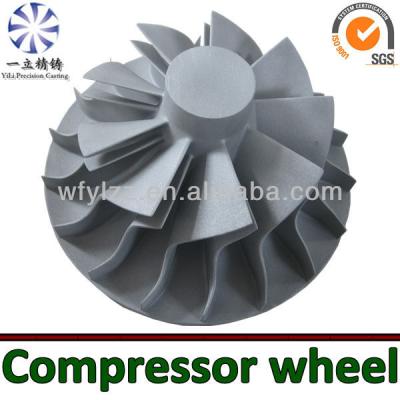 China High Surface Finished Inductor Wheel For Turbocharger Parts for sale