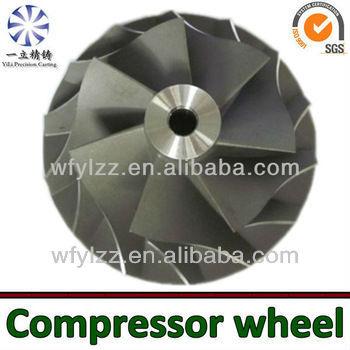 China High quality motor parts vane wheel/aluminum impeller for sale