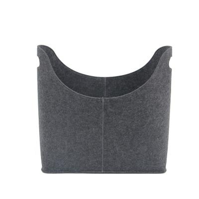 China Fashion Wholesale Polyester Firewood Felt Storage Basket Bag For Fire Wood for sale