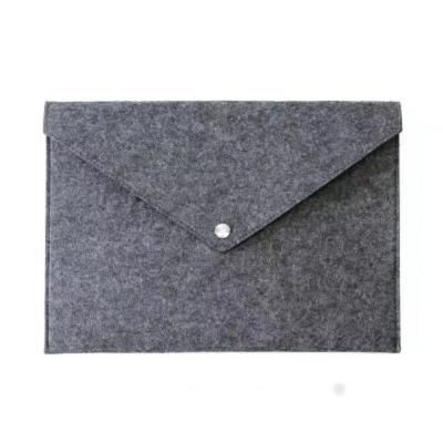 China Eco - Friendly Customized Office Supply Laptop Sleeve Felt A4 File Document Bag for sale