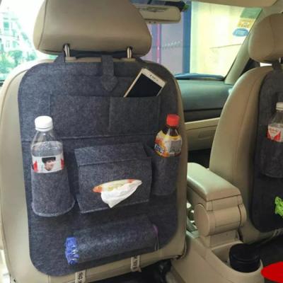 China Camouflage Forest Product On The Back Seat Organizer 2021 Warm Sale Car Seat Wool Felt Storage for sale