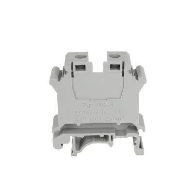 China High quality UK-25N screw mounted fixed terminal block / A.W.G. that can be connected to TB 12-24 for sale