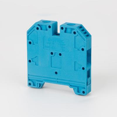 China Mrk-16mm Terminal Block Din Rail Mounting A.W.G. terminal block wire connector 750V 24A 12-24 for sale