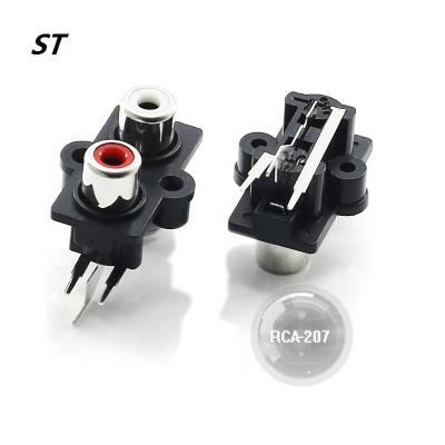 China RCA Audio Jack AV2-7 RCA Sockets AV2-7 RCA Female Jack Connector Plug AV 2-7 Connector for sale