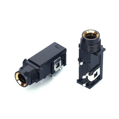 China 6.35-302 Female Stereo Female Jack Microphone Jack Phone Jack Connector Receptacle Accepting 6.35mm Jacks for sale