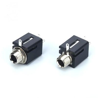 China 6.35mm stereo jack socket stereo accepting 6.3mm stereo jack jacks for microphone socket for sale