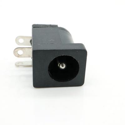 China Audio DC Power Jack Socket Connector DC005 5.5*2.1mm 5.5*2.5 2.1socket round needle for sale