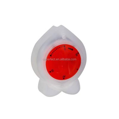 China Mechanical Style Fish Shape Kitchen Count Cute Style Daily Weekly Mechanical Viable Timer Small Bottom Kitchen Timer for sale