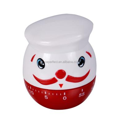 China Kitchen Viable Mechanical Countdown Timer 60 Minutes With Old Man Shaped for sale