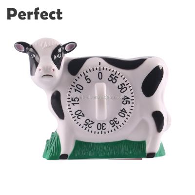 China Multifunctional Mechanical Kitchen Sound-imitate High Quality Cow Timer Kitchen Timer for sale