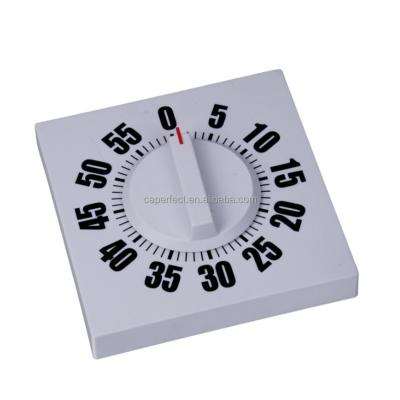 China China Supplier ABS Plastic Square Shape Study Timer Kitchen Mechanical Countdown Timer Mechanical Countdown Timer for sale