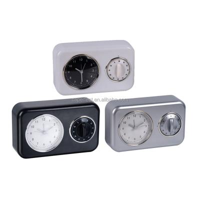 China Traditional Table or Wall Quartz Alarm Clock with Countdown Timer for sale