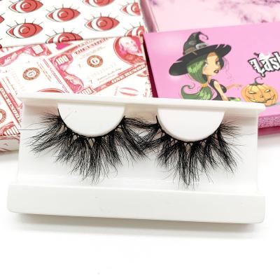 China Bestselling 8D Mink Lashes Super Fluffy Dramatic Lashes 25mm Full Volume With Packaging for sale