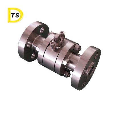 China General Quality Premium One Piece High Pressure Fixed Forged Ball Valve zu verkaufen