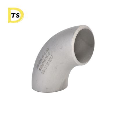 China 304/316/2205/titanium pipe fitting welding elbows cylinder for sale