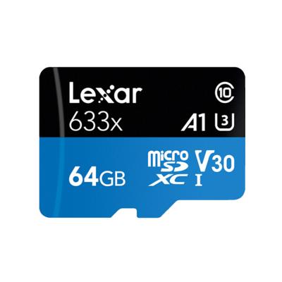 China Micro SD Card For Lexar 633X U3 Micro Memory Card SD Card 64GB 128GB 256GB 512GB 32gb Wholesale Phone/Tablet PC/Camera/DVR/GPS Class10 For Phone for sale